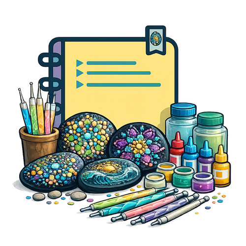 Dot Art Rock Painting Guide