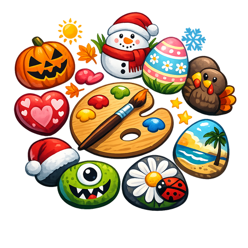Seasonal & Holiday Rock Painting Guide